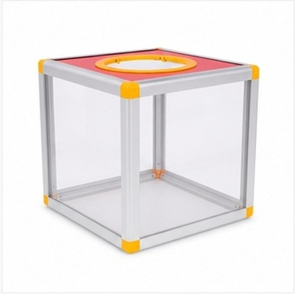 Wedding Card Box - ウェディングカードボックス、パーティー用カード収納、ハロウィン、クリスマス、新年、投票箱、コレクションボックス、透明な意見箱、赤