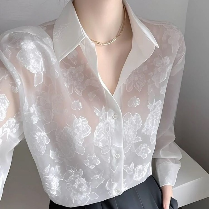 日焼け防止シャツ女性の 2025 春の新ユニークな美しいオフ - Good Floral & Wedding Decor Supply Photos のレビューと価格